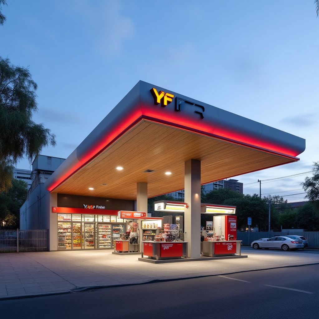 Estación YPF urbana
